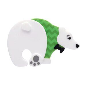 Erstwilder Paulo the Polar Bear Brooch